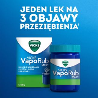 Vicks VapoRub, maść dla dzieci od 5 lat i dorosłych, 100 g - 9 - zdjęcie produktu