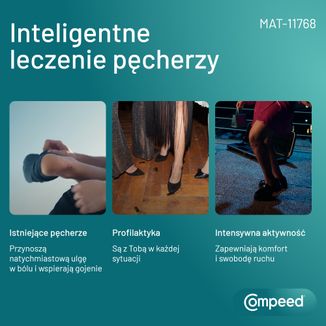 Compeed, plastry na pęcherze na piętę, średnie, 5 sztuk - 5 - zdjęcie produktu