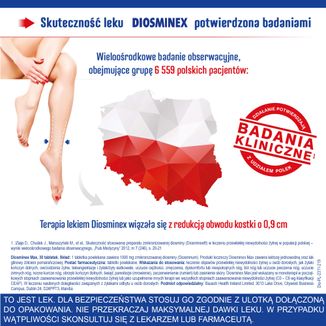 Diosminex Max 1000 mg, 30 tabletek powlekanych - 5 Diosminex Max 1000 mg, 30 tabletek powlekanych - 5 - zdjęcie produktu