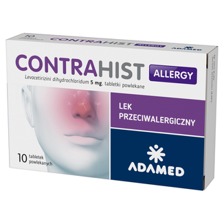 Contrahist Allergy 5 mg, 10 tabletek powlekanych - zdjęcie produktu