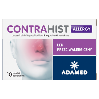Contrahist Allergy 5 mg, 10 tabletek powlekanych - 2 - zdjęcie produktu