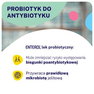 Enterol 250 mg, Saccharomyces boulardii, 20 kapsułek USZKODZONE OPAKOWANIE - 3 - zdjęcie produktu