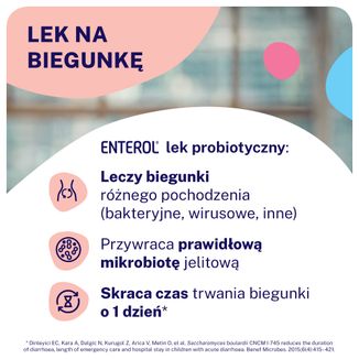 Enterol 250 mg, Saccharomyces boulardii, 20 kapsułek USZKODZONE OPAKOWANIE - 4 - zdjęcie produktu