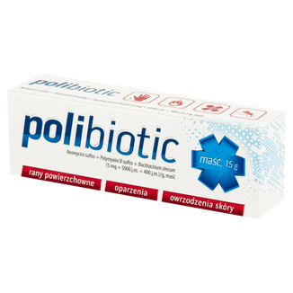Polibiotic (5 mg + 5000 j.m. + 400 j.m.)/ g, maść, 15 g - zdjęcie produktu