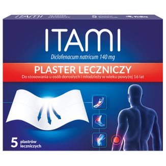 Itami 140 mg, plaster leczniczy, 5 sztuk - 3 - zdjęcie produktu