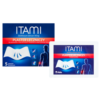 Itami 140 mg, plaster leczniczy, 5 sztuk - 2 - zdjęcie produktu