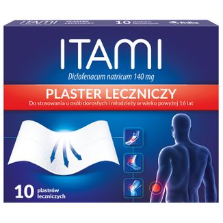 Itami 140 mg, plaster leczniczy, 10 sztuk - 3 - zdjęcie produktu