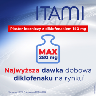 Itami 140 mg, plaster leczniczy, 10 sztuk - 2 - zdjęcie produktu
