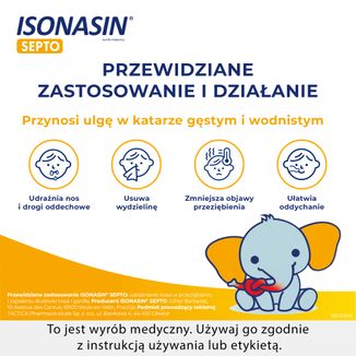 Isonasin Septo, roztwór do płukania nosa, 5 ml x 20 ampułek - 3 - zdjęcie produktu