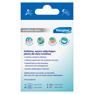 Plastry Viscoplast Wrażliwa skóra, 24 sztuki - 4 - zdjęcie produktu