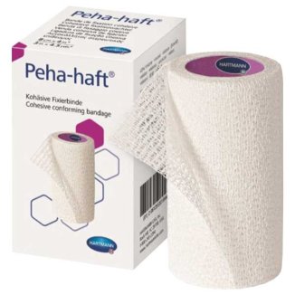 Peha-haft, elastyczna opaska podtrzymująca, 12 cm x 4 m, 1 sztuka - zdjęcie produktu