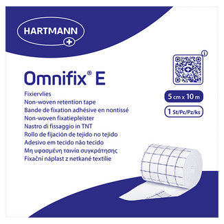 Omnifix E, przylepiec do mocowania opatrunków, 5 cm x 10 m, 1 sztuka - zdjęcie produktu