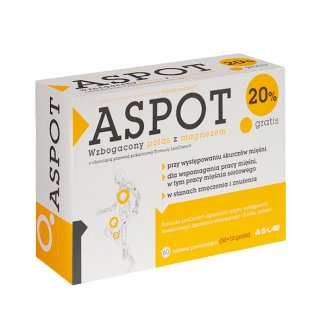 Aspot, potas z magnezem, 60 tabletek - zdjęcie produktu