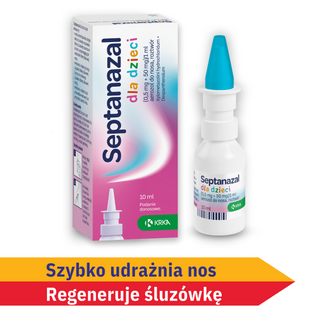 SeptaNazal dla dzieci (0,5 mg + 50 mg)/ ml, aerozol do nosa, od 2 do 6 lat, 10 ml - 2 - zdjęcie produktu