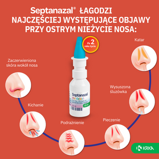 SeptaNazal dla dzieci (0,5 mg + 50 mg)/ ml, aerozol do nosa, od 2 do 6 lat, 10 ml - 6 - zdjęcie produktu
