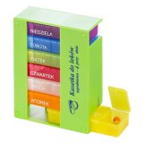 El-Comp Elena, kasetka do leków, tygodniowa, 4-komorowa - miniaturka zdjęcia produktu