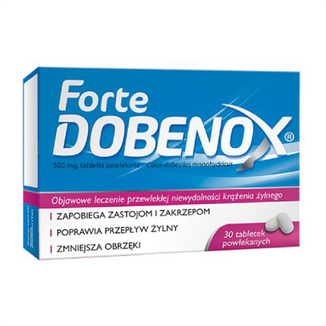 Dobenox Forte 500 mg, 30 tabletek powlekanych - 2 - zdjęcie produktu