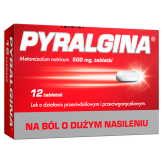 Pyralgina 500 mg, 12 tabletek - 3 - zdjęcie produktu
