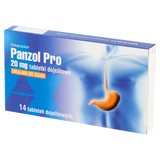 Panzol Pro 20 mg, 14 tabletek - miniaturka zdjęcia produktu