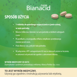 Neobianacid Nadkwaśność i Refluks, 45 tabletek do ssania - 4 Neobianacid Nadkwaśność i Refluks, 45 tabletek do ssania - 4 - zdjęcie produktu