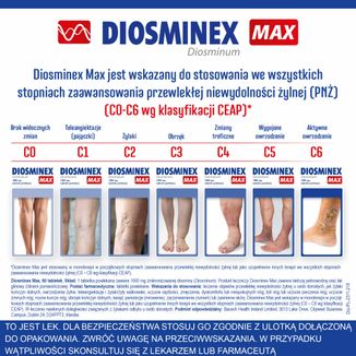 Diosminex Max 1000 mg, 60 tabletek - 4 Diosminex Max 1000 mg, 60 tabletek - 4 - zdjęcie produktu