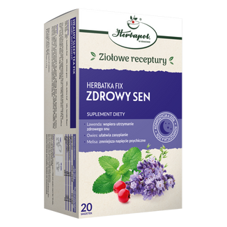 Herbapol Zdrowy Sen, herbatka fix, 1,5 g x 20 saszetek - zdjęcie produktu