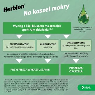 Herbion na kaszel mokry 7 mg/ ml, syrop, 150 ml - 5 - zdjęcie produktu