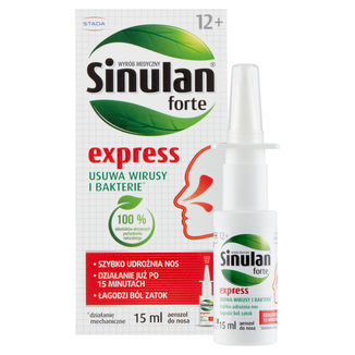 Sinulan Forte Express, aerozol do nosa, 15 ml - 3 - zdjęcie produktu