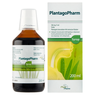 PlantagoPharm 506 mg/5 ml, syrop, 200 ml - 2 - zdjęcie produktu