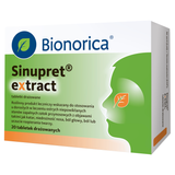 Sinupret Extract, 20 tabletek drażowanych USZKODZONE OPAKOWANIE - miniaturka zdjęcia produktu