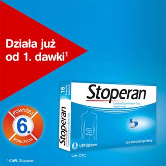 Stoperan 2 mg, 18 kapsułek - 8 - zdjęcie produktu