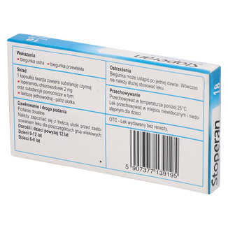Stoperan 2 mg, 18 kapsułek - 2 - zdjęcie produktu
