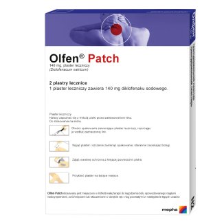 Olfen Patch 140 mg, 2 plastry lecznicze - 2 - zdjęcie produktu