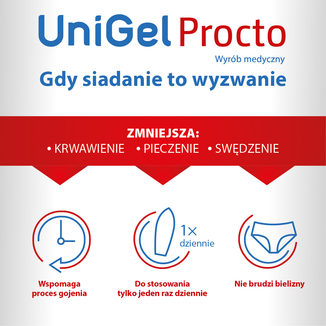 UniGel Procto, czopki doodbytnicze, 10 sztuk - 5 - zdjęcie produktu
