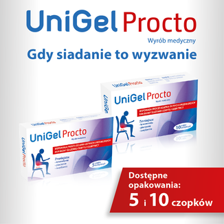UniGel Procto, czopki doodbytnicze, 10 sztuk - 6 - zdjęcie produktu