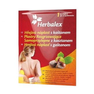 Herbalex, plaster rozgrzewający z kasztanem, 1 sztuka - zdjęcie produktu