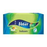 Velvet Balsam, chusteczki higieniczne 3-warstwowe, z ekstraktem z aloesu i nagietka, 70 sztuk - miniaturka zdjęcia produktu