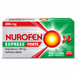 Nurofen Express Forte 400 mg, 20 kapsułek miękkich - miniaturka zdjęcia produktu