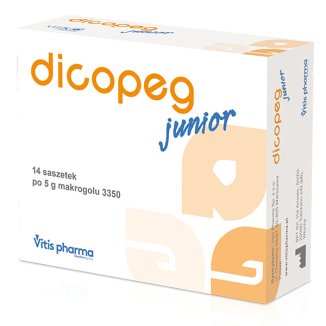 Dicopeg Junior, od 6 miesiąca, 5 g x 14 saszetek - zdjęcie produktu