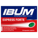 Ibum Express Forte 400 mg, 36 kapsułek miękkich - miniaturka zdjęcia produktu