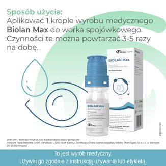 Biolan Max, krople do oczu, 10 ml - 6 - zdjęcie produktu