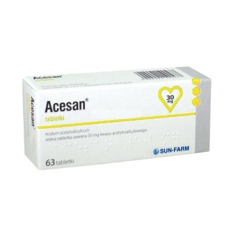 Acesan 30 mg, 63 tabletki - zdjęcie produktu