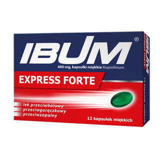 Ibum Express Forte 400 mg, 12 kapsułek miękkich - zdjęcie produktu