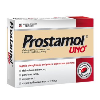 Prostamol Uno 320 mg, 90 kapsułek miękkich USZKODZONE OPAKOWANIE Prostamol Uno 320 mg, 90 kapsułek miękkich USZKODZONE OPAKOWANIE - zdjęcie produktu