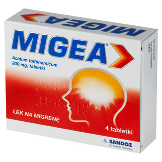 Migea 200 mg, 4 tabletki - zdjęcie produktu