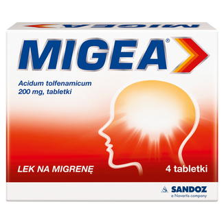 Migea 200 mg, 4 tabletki - zdjęcie produktu