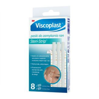 Viscoplast Steri-Strip, paski do zamykania ran, 8 sztuk - 2 - zdjęcie produktu