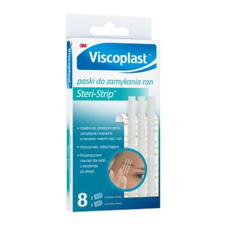 Viscoplast Steri-Strip, paski do zamykania ran, 8 sztuk - 3 - zdjęcie produktu
