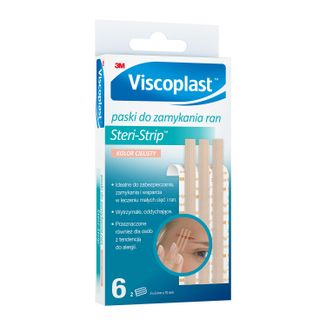 Paski Steri-Strip Viscoplast, do zamykania ran, 6 mm x 75 mm, 6 sztuk - 4 - zdjęcie produktu