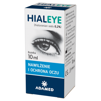 Hialeye 0,2%, nawilżające krople do oczu, 10 ml - zdjęcie produktu